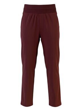 T by Talbots Woven Stretch Utility Pants Maroon Women's Petite Large